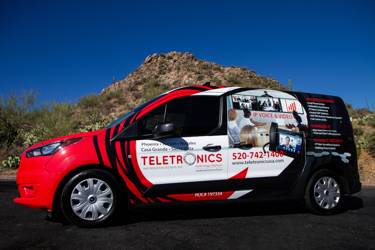 Side View of the Teletronics Truck